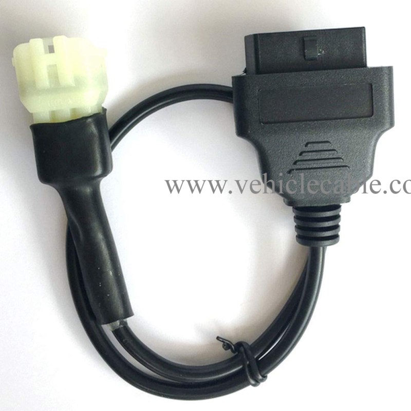 6 Pin Motorbike OBD Diagnostic Adapter,Motorcycle OBD2 Diagnosis Cable-40CM 
