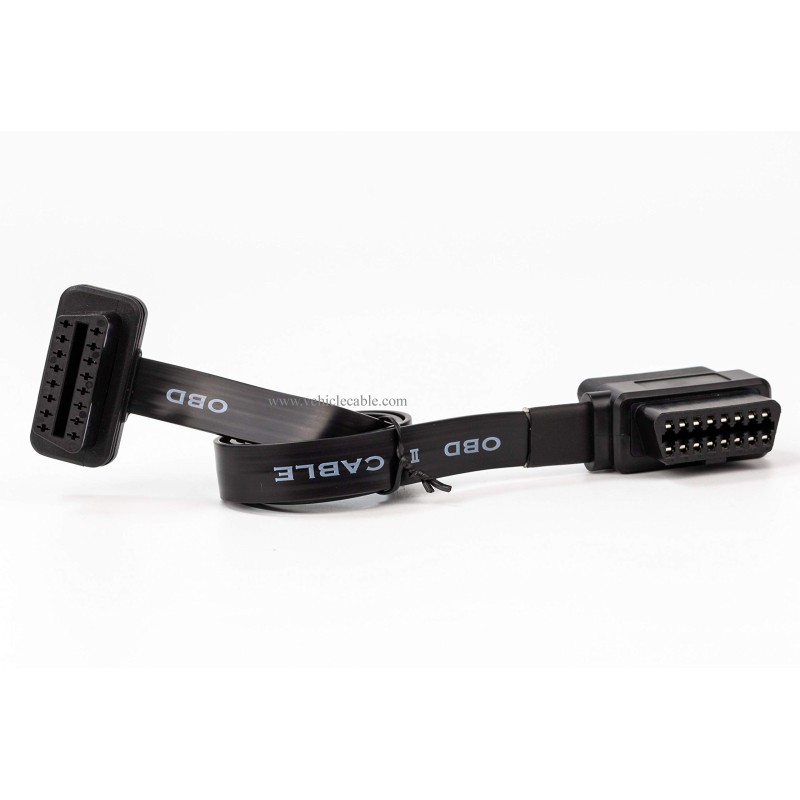 OBD II Pass-Through J1962M/F to J1962F Ribbon Splitter Cable 1 Male to 2 Female 