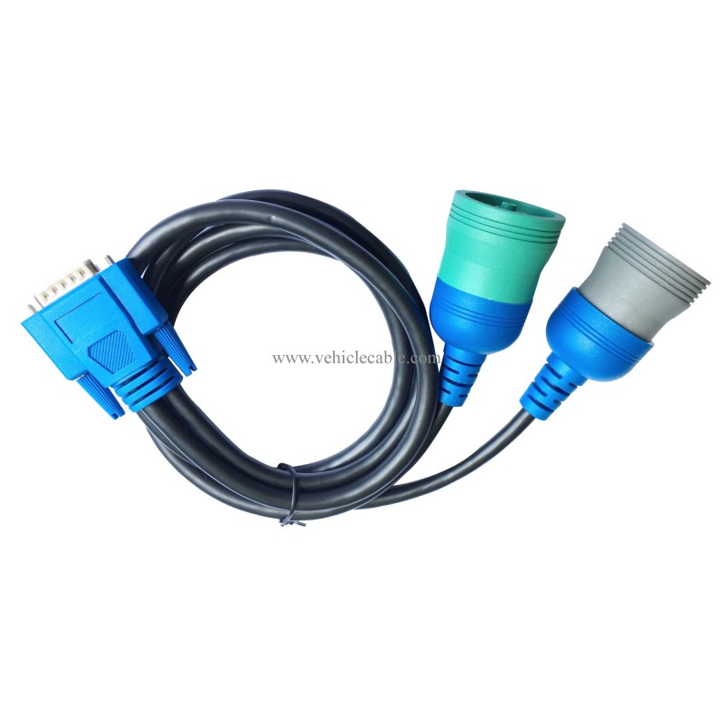 DB15 to type2 9pin and 6pin Diagnostic Cable 6/9 Pin Long Y Cable for USB Link 1 