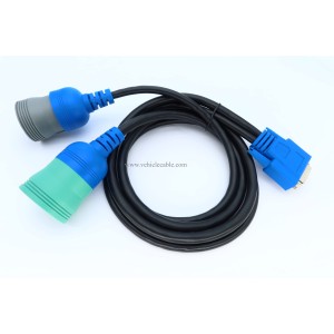 DB15 to type2 9pin and 6pin Diagnostic Cable 6/9 Pin Long Y Cable for USB Link 1 
