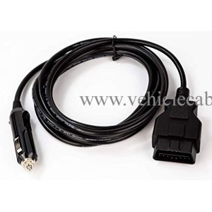 OBD2 Male to Cigarette Lighter Memory Saver Adapter Cable Car OBDII Emergency Power Supply Cable 