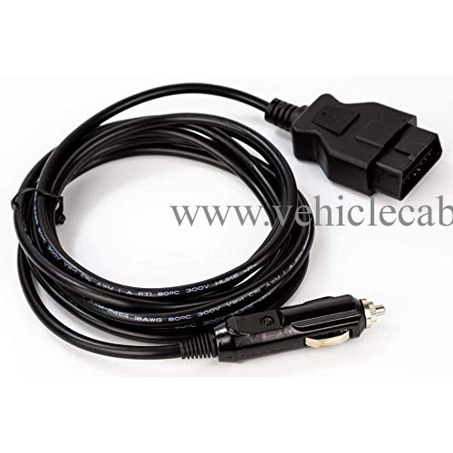 OBD2 Male to Cigarette Lighter Memory Saver Adapter Cable Car OBDII Emergency Power Supply Cable
