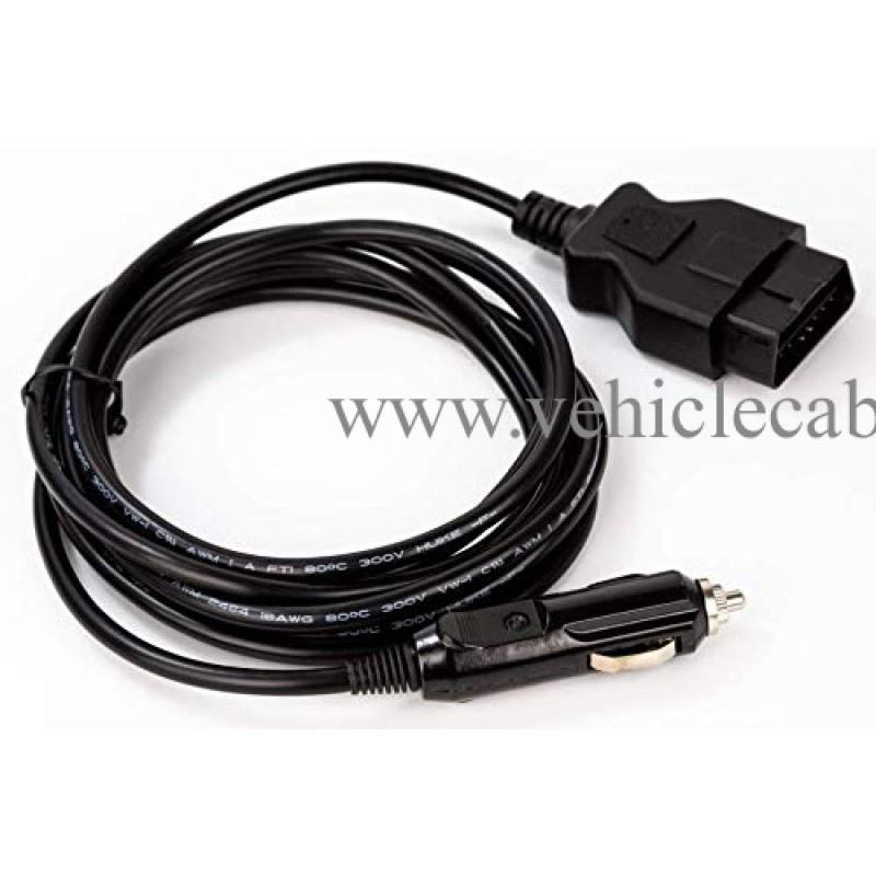 OBD2 Male to Cigarette Lighter Memory Saver Adapter Cable Car OBDII Emergency Power Supply Cable 