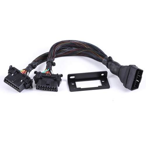 Underdash OBD2 Splitter Y Cable OBDII 1 Male to 2 Female Splitter 20awg Thick Wire