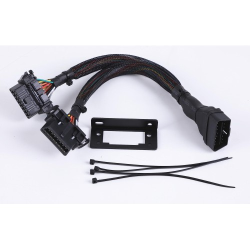 Underdash OBD2 Splitter Y Cable OBDII 1 Male to 2 Female Splitter 20awg Thick Wire