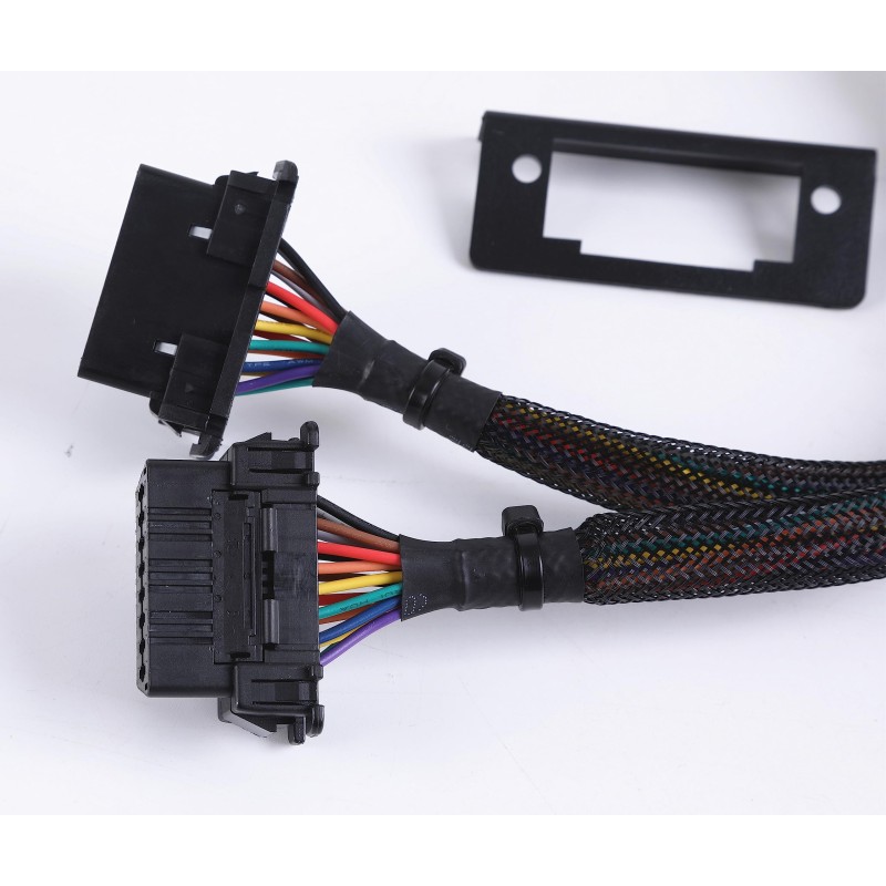 Underdash OBD2 Splitter Y Cable OBDII 1 Male to 2 Female Splitter 20awg Thick Wire 