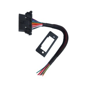 Underdash OBD2 Splitter Y Cable OBDII 1 Male to 2 Female Splitter 20awg Thick Wire 