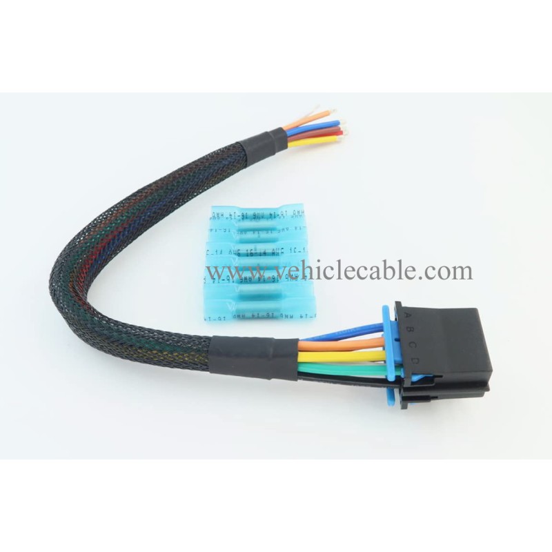 AC Heater Climate Fan Speed Control Replacement Plug Connector Wire Harness Pigtail 8pin for Silverado 1500 2500 3500, 96-99 Chevy Tahoe, 15306189, PT1346 