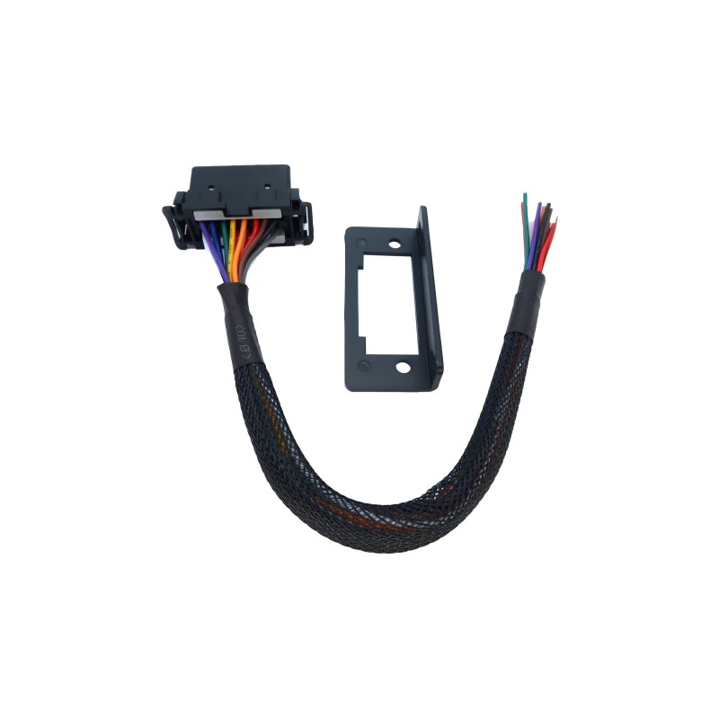 OBD2 J1962 Female to Open Pigtail Cable Bracket OBDii Port Replacement Cable 1ft/30cm 