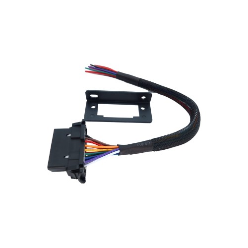 OBD2 J1962 Female to Open Pigtail Cable Bracket OBDii Port Replacement Cable 1ft/30cm