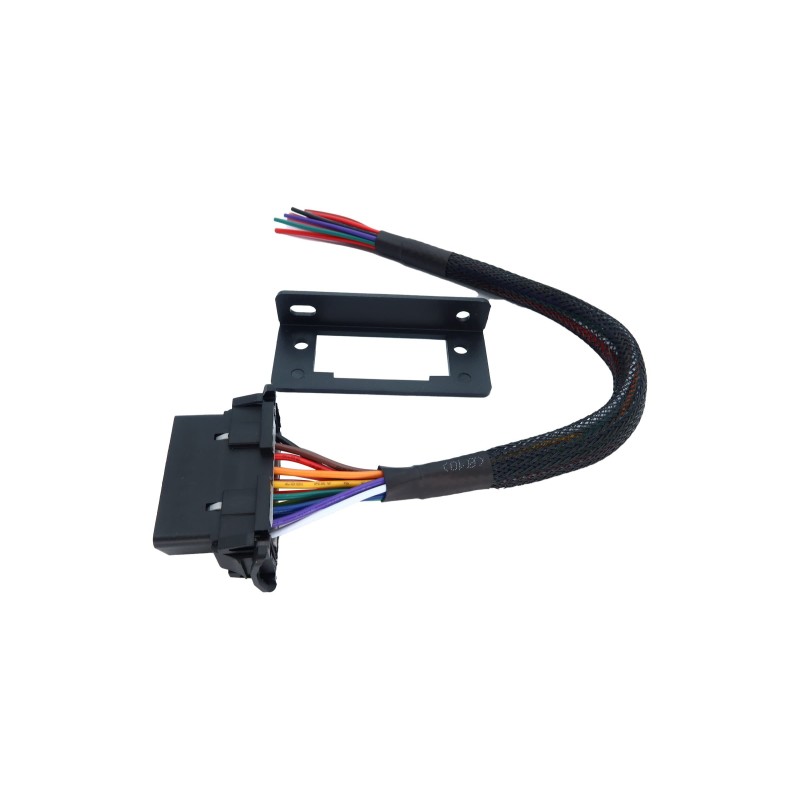 OBD2 J1962 Female to Open Pigtail Cable Bracket OBDii Port Replacement Cable 1ft/30cm 