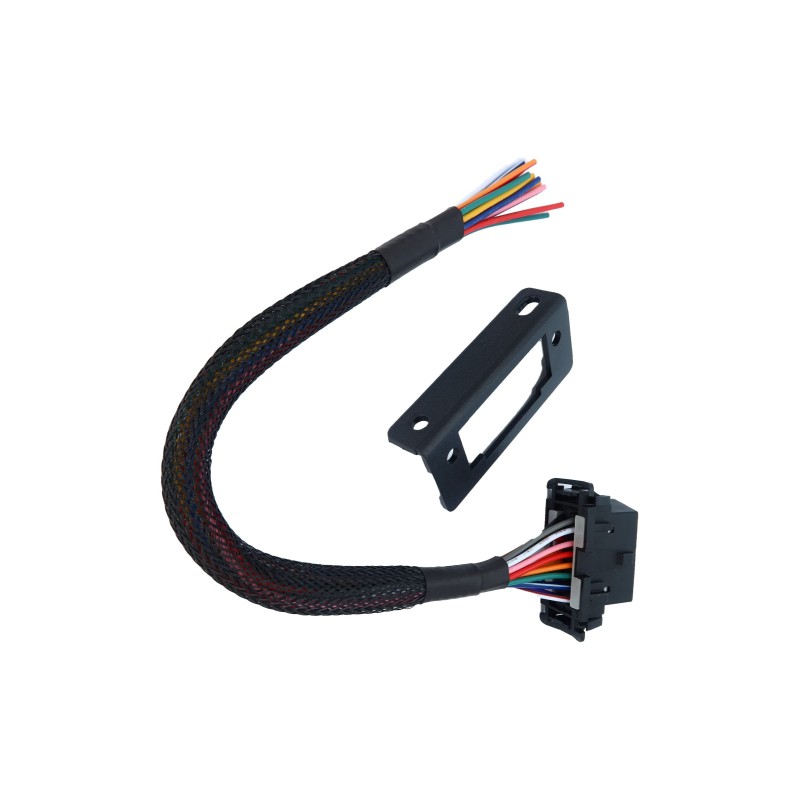 OBD2 J1962 Female to Open Pigtail Cable Bracket OBDii Port Replacement Cable 1ft/30cm 