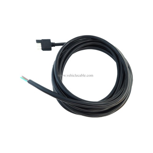 4Pin Trailer Male to Open Cable Wiring Harness for Trailer Hitch Wiring (12ft)
