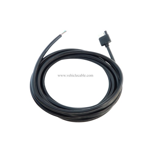 4Pin Trailer Male to Open Cable Wiring Harness for Trailer Hitch Wiring (12ft)