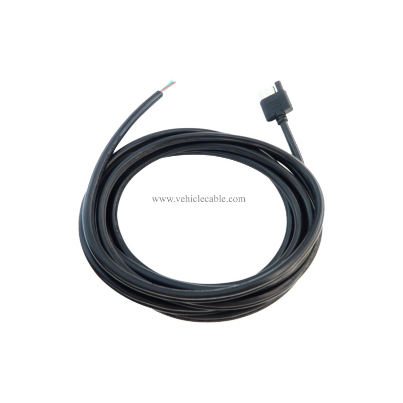 4Pin Trailer Male to Open Cable Wiring Harness for Trailer Hitch Wiring (12ft) 
