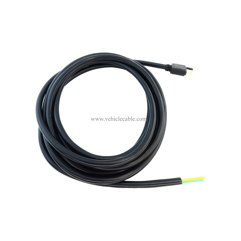 4Pin Trailer Male to Open Cable Wiring Harness for Trailer Hitch Wiring (12ft) 