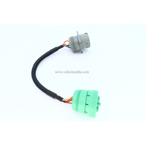 9Pin J1939 Green Type-2 to Cat 9Pin Converting Cable