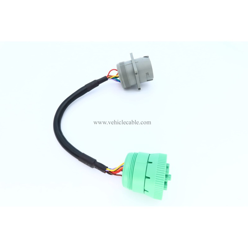 9Pin J1939 Green Type-2 to Cat 9Pin Converting Cable 