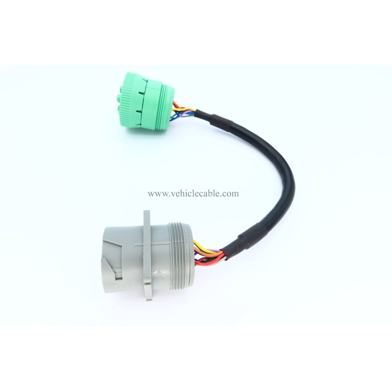 9Pin J1939 Green Type-2 to Cat 9Pin Converting Cable 