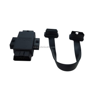 1pcs Cable + 1pcs 1-3 Adapter Ribbon Cable OBD II Male to Female Extension Cable and OBD2 J1962 Male to 3pcs Female Port Adapter 
