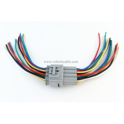 1pcs Male and 1pcs Female 12 Pin Plug Connector Pigtail Cable 12 Way Waterproof Wiring Harness 6inch