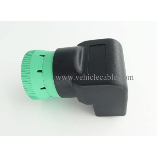 WBLD Right Angle J1939 Male to OBD2 Female Adapter