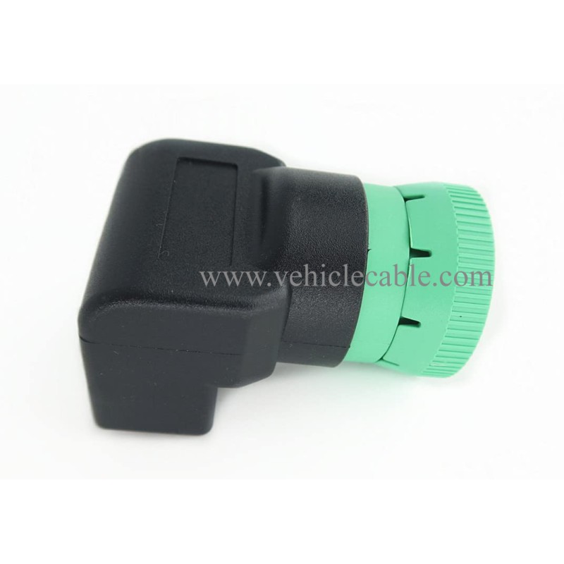 WBLD Right Angle J1939 Male to OBD2 Female Adapter 