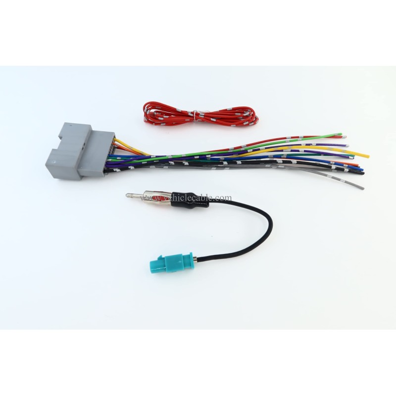 Car Stereo Radio Audio Wiring Harness Cable Antenna Adapter for Some Jeep Dodge Chrysler 