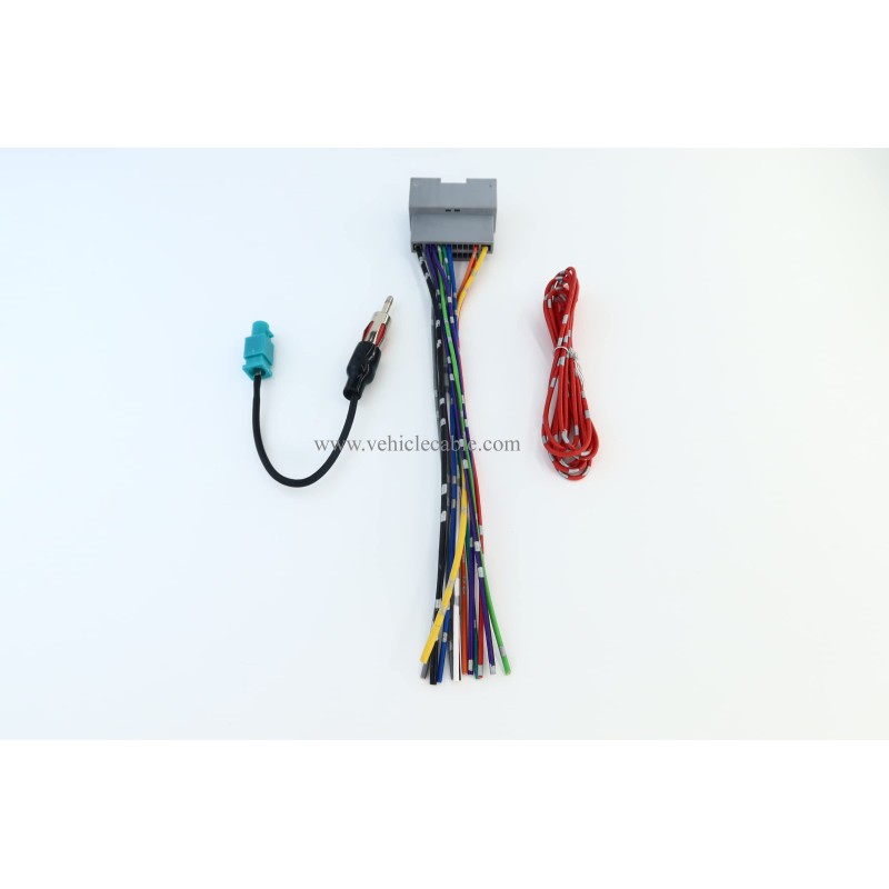 Car Stereo Radio Audio Wiring Harness Cable Antenna Adapter for Some Jeep Dodge Chrysler 
