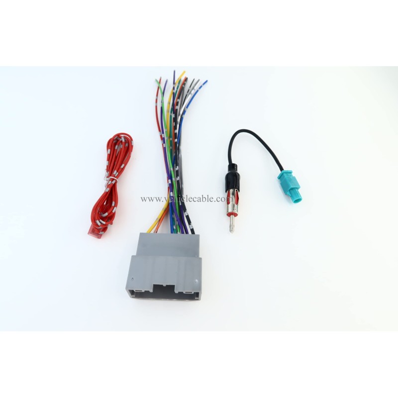 Car Stereo Radio Audio Wiring Harness Cable Antenna Adapter for Some Jeep Dodge Chrysler 