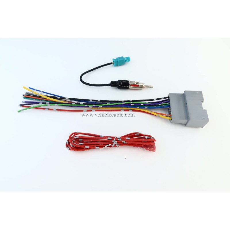 Car Stereo Radio Audio Wiring Harness Cable Antenna Adapter for Some Jeep Dodge Chrysler 