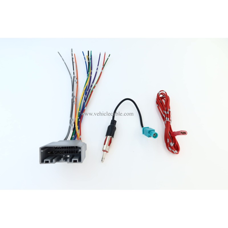 Car Stereo Radio Audio Wiring Harness Cable Antenna Adapter for Some Jeep Dodge Chrysler 