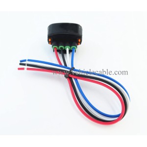 Female Plug New Connector 4-Way Wire Harenss Pigtail for Compatible with Toyota Distributor Sensor 90980-11150 