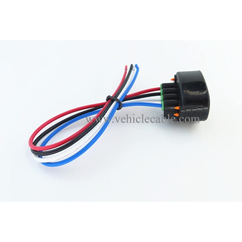 Female Plug New Connector 4-Way Wire Harenss Pigtail for Compatible with Toyota Distributor Sensor 90980-11150 