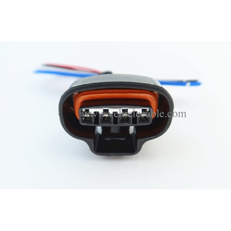 Female Plug New Connector 4-Way Wire Harenss Pigtail for Compatible with Toyota Distributor Sensor 90980-11150 