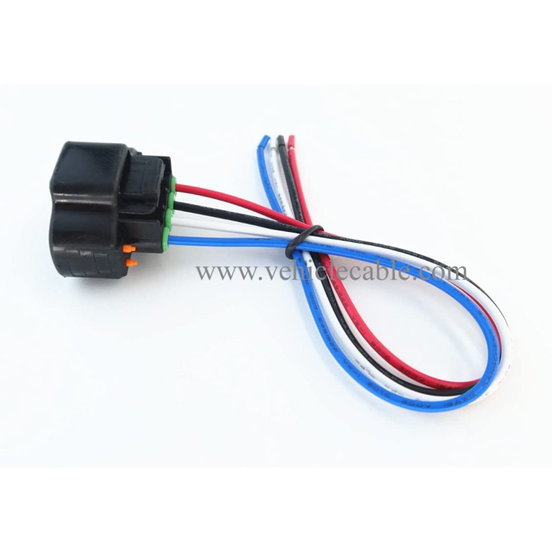 Female Plug New Connector 4-Way Wire Harenss Pigtail for Compatible with Toyota Distributor Sensor 90980-11150 