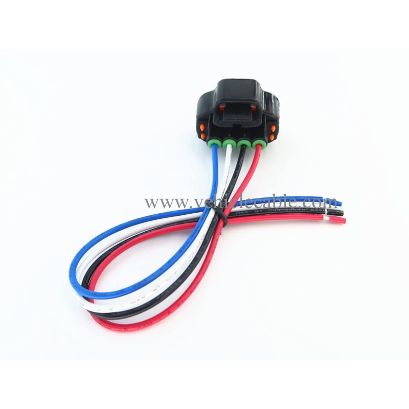Female Plug New Connector 4-Way Wire Harenss Pigtail for Compatible with Toyota Distributor Sensor 90980-11150 
