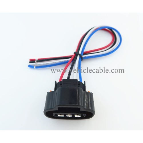 Female Plug New Connector 4-Way Wire Harenss Pigtail for Compatible with Toyota Distributor Sensor 90980-11150