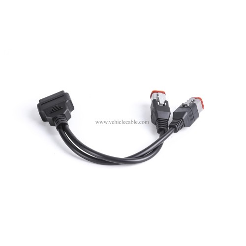 4 Pin and 6 Pin Female to 16 Pin OBD2 OBDII Female Cable Compatible with Harley Davidson Motorcycle for Code Reader and Diagnostic Tool
