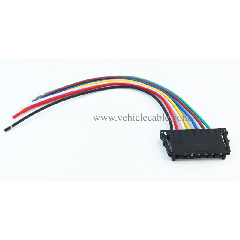 WBLD-A22F 7Pin Replacement Cable Harness Clip Tail Light Wire Connector Pigtail 2115450328 Compatible with Mercedes W204 W211 C200 C23 A2115450328 