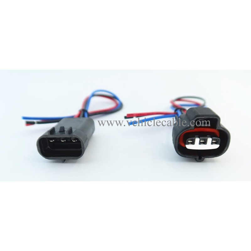 Male and Female Pigtail Wire Harness 2878498 Compatible with Polaris Ranger 800 500 TPS Throttle Position Sensor 