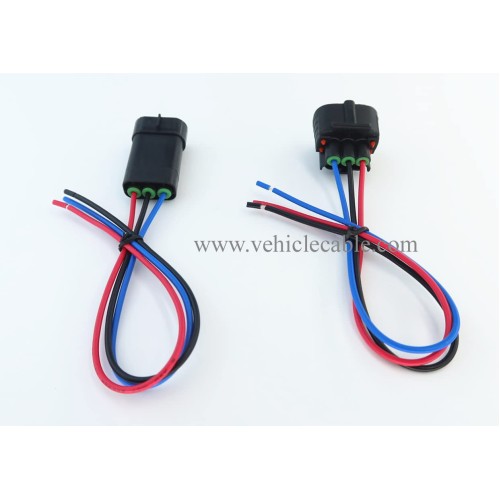 Male and Female Pigtail Wire Harness 2878498 Compatible with Polaris Ranger 800 500 TPS Throttle Position Sensor