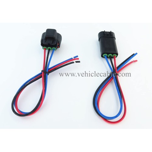 Male and Female Pigtail Wire Harness 2878498 Compatible with Polaris Ranger 800 500 TPS Throttle Position Sensor