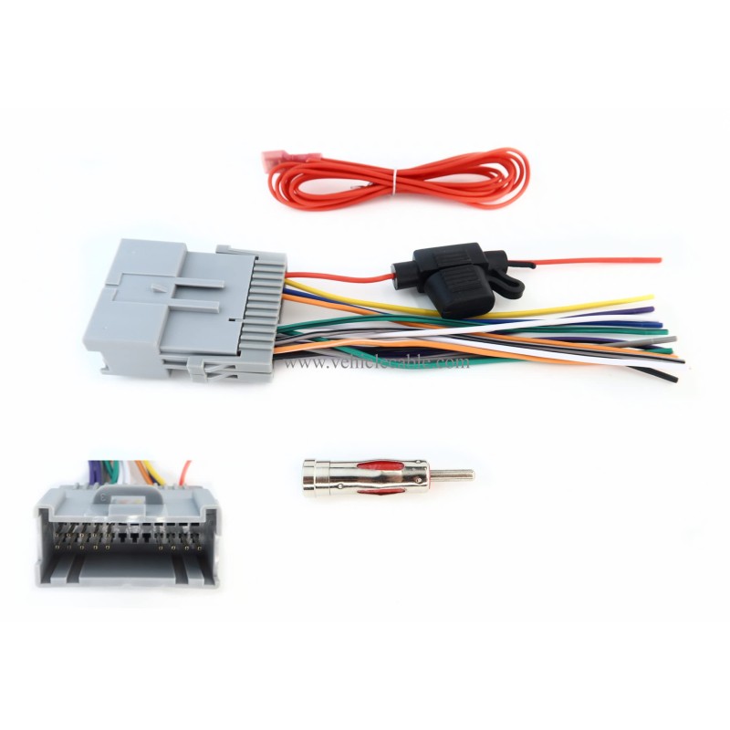 Car Stereo Radio Wiring Harness Antenna Adapter Replacement for Most GM Chevy GMC Pontiac Oldsmobile with Fuse 