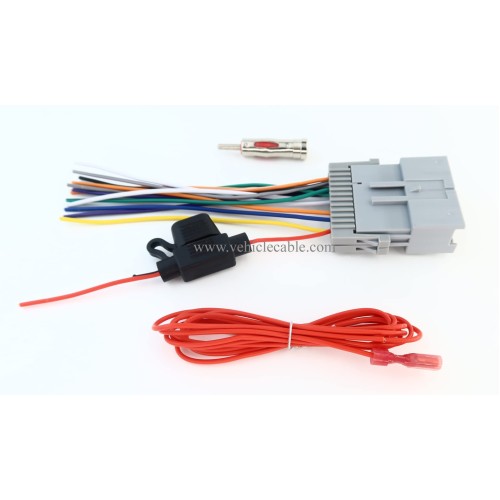 Car Stereo Radio Wiring Harness Antenna Adapter Replacement for Most GM Chevy GMC Pontiac Oldsmobile with Fuse