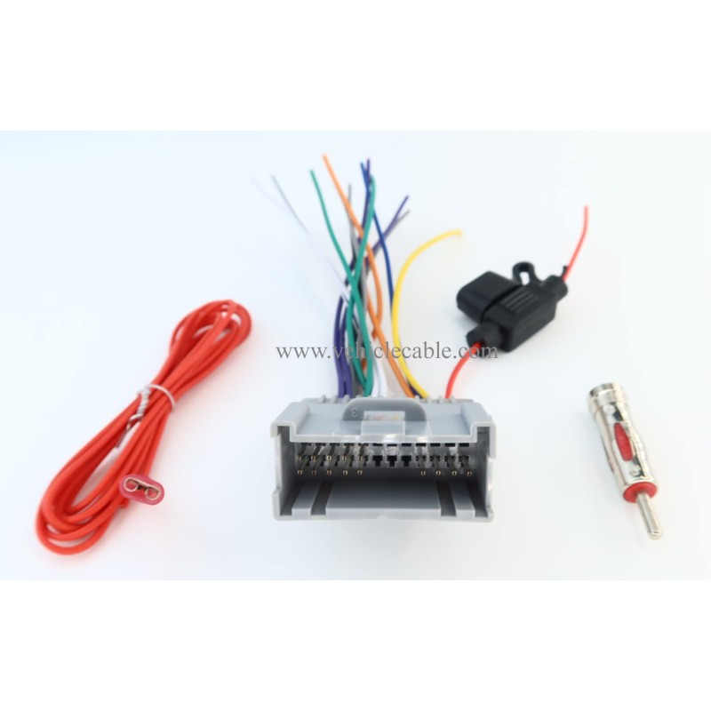 Car Stereo Radio Wiring Harness Antenna Adapter Replacement for Most GM Chevy GMC Pontiac Oldsmobile with Fuse 