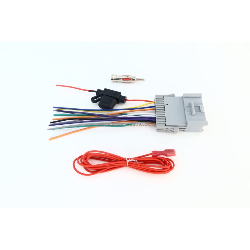 Car Stereo Radio Wiring Harness Antenna Adapter Replacement for Most GM Chevy GMC Pontiac Oldsmobile with Fuse 