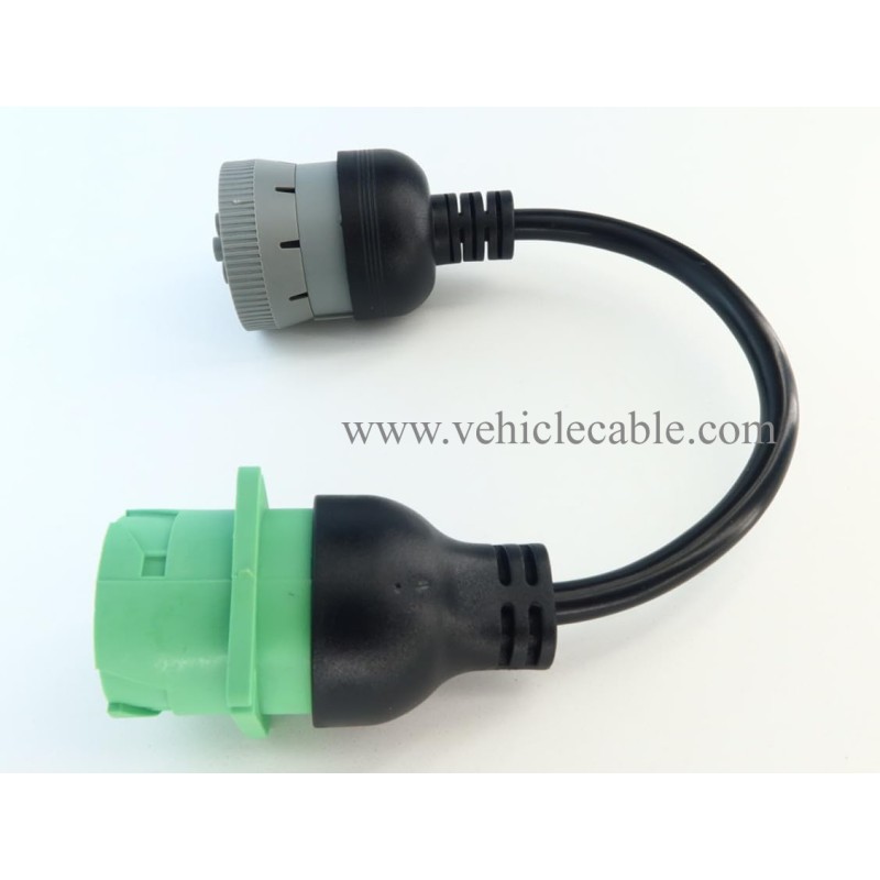 J1708 to J1939 Adapter 6pin to 9pin Cable for Truck Freightliner 