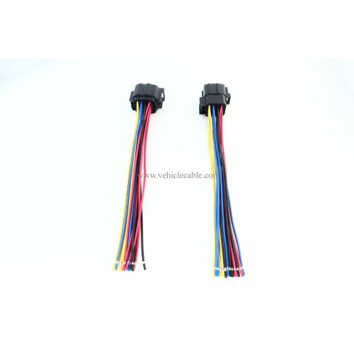 Automotive Wiring Harness Connector Auto Waterproof Connector 16Pin 368047-1 and 368050-1 Plug Pigtail
