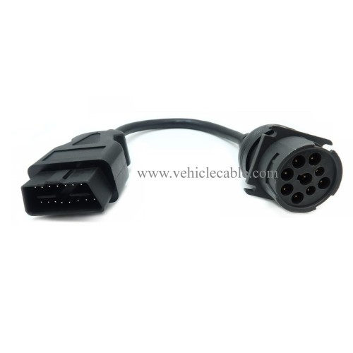 WBLD OBD2 Male to J1939 Female Cable for Both J1939 Type 1 and J1939 Type 2